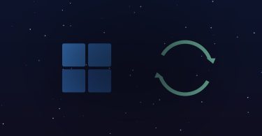 Windows pencereleri ve döngüsel sıfırlama okları temalı kapak görseli