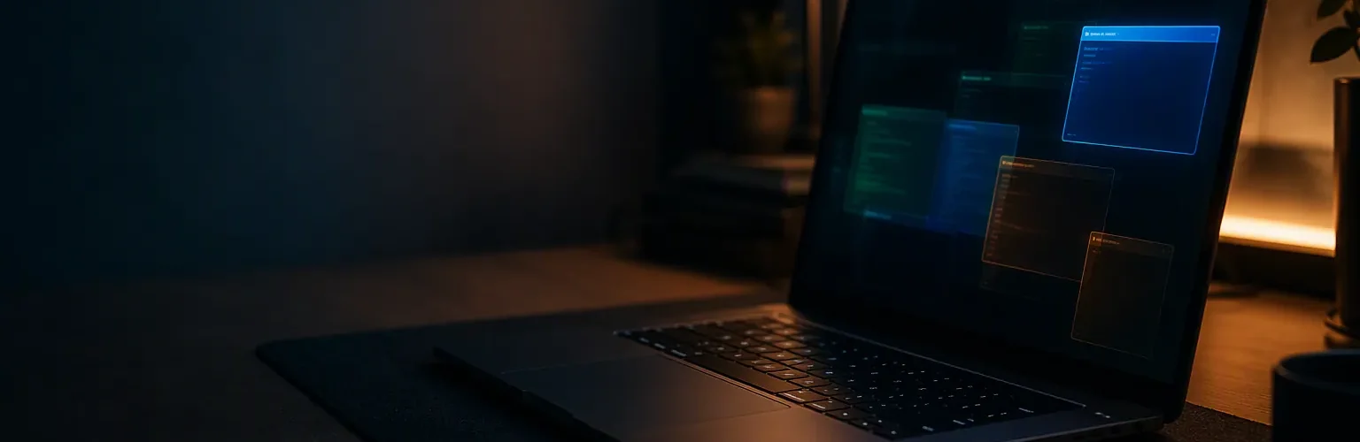 Cmux macOS terminalinde birden fazla bolunmus AI ajani penceresi ve bildirim isigi