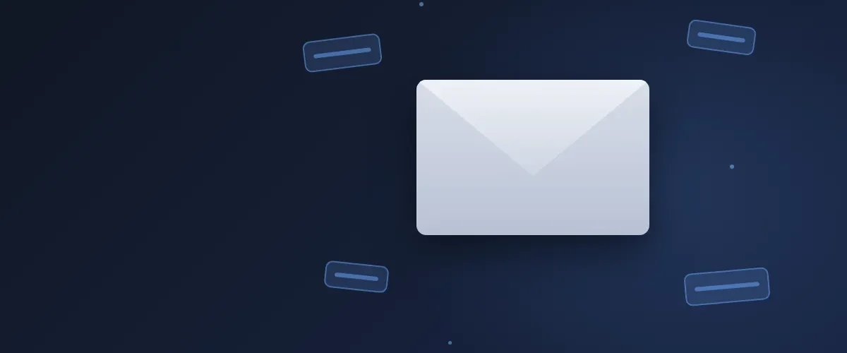 Mail sunucusu ve IP bloklarını simgeleyen illüstrasyon