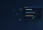 Terminal penceresi ve ağ düğümleriyle ipconfig komutunu simgeleyen illüstrasyon
