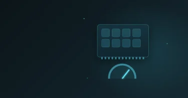 SSD disk ve bellek önbelleğini simgeleyen illüstrasyon
