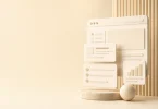 Claude Code ve Codex arayuz tasariminda Taste Skill etkisini gosteren soyut UI panolari kompozisyonu
