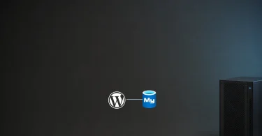 WordPress ile Azure Database for MySQL hizmetini gösteren ürün simgeleri